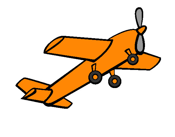 Desenho Brinquedo avião pintado por luizaefl