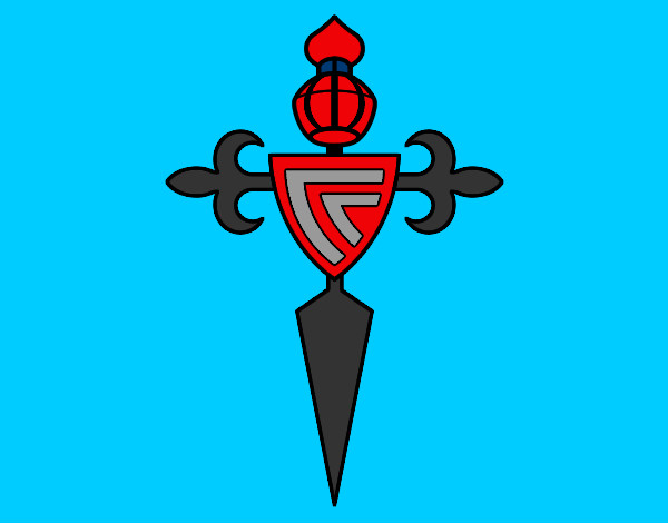 Desenho Emblema do Real Club Celta de Vigo pintado por Apolo