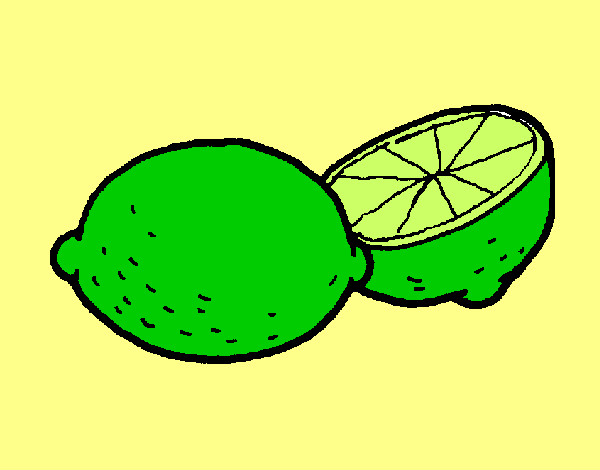 Desenho Limão pintado por Isfc