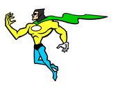 Desenho Super herói poderoso pintado por Gabriel05