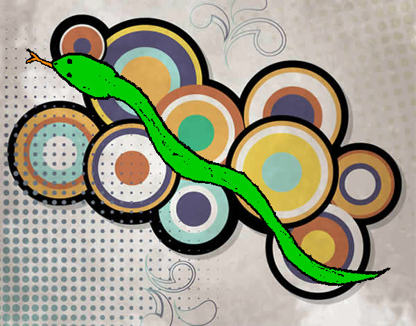 Desenho Cobra venenosa pintado por fabiof