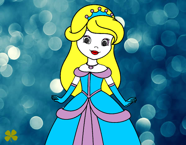 Desenho Princesa beleza pintado por lilicalana
