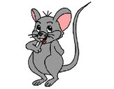 Desenho Rato pintado por eduardodud