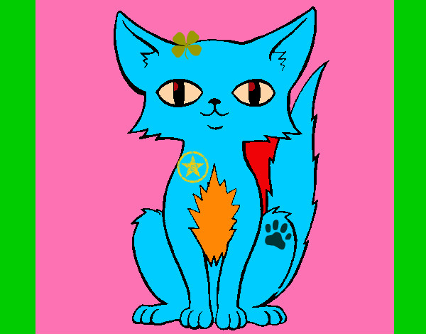 Desenho Gato persa pintado por fabiof