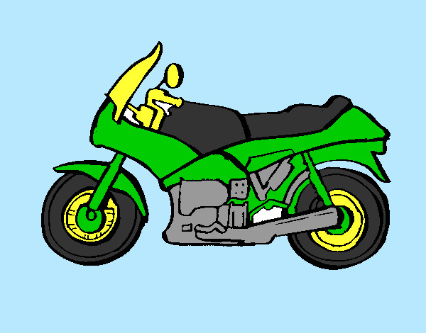 Desenho Motocicleta pintado por KELVYS