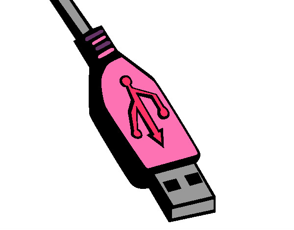 Desenho USB pintado por marinatica