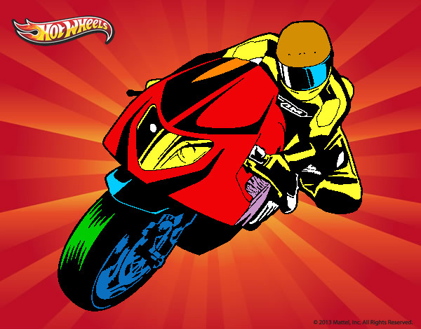 Desenho Hot Wheels Ducati 1098R pintado por jorge1