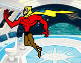 Desenho Super herói poderoso pintado por jorge1