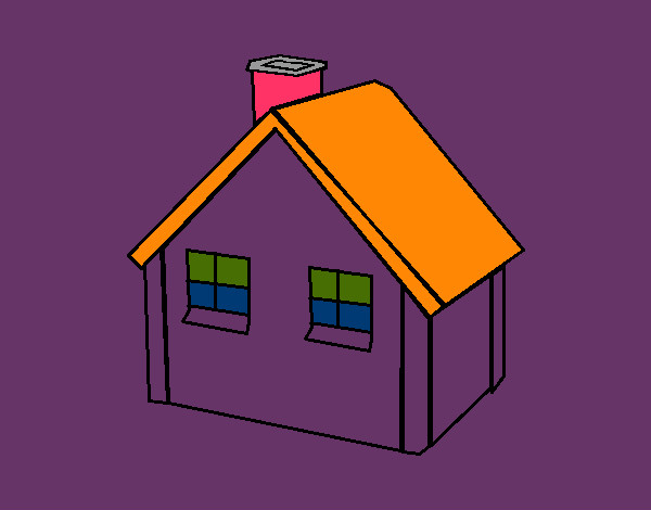 Desenho Casa menor pintado por tarik