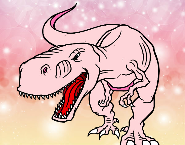 Desenho Dinossauro aborrecido pintado por araujoana2
