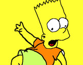 Desenho Bart 2 pintado por luamcc