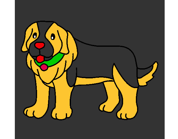 Desenho Cão pigmento pintado por luamcc