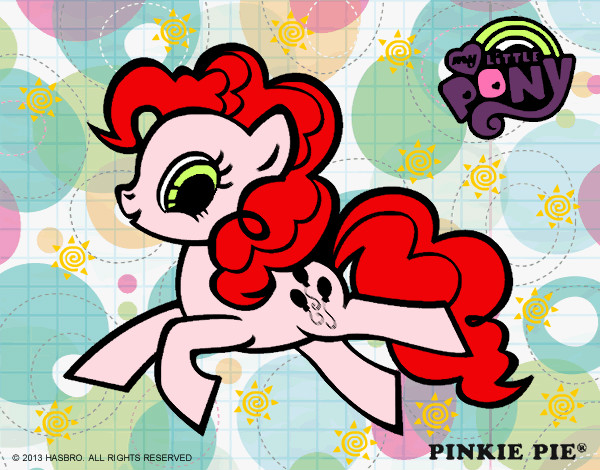 Desenho Pinkie Pie pintado por gigiShy
