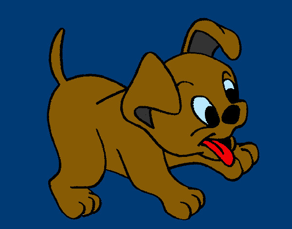 Desenho Cachorro pintado por torquato08