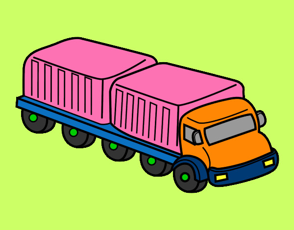 Desenho Caminhão largura pintado por sandramara