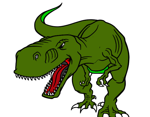 Desenho Dinossauro aborrecido pintado por Jardel508
