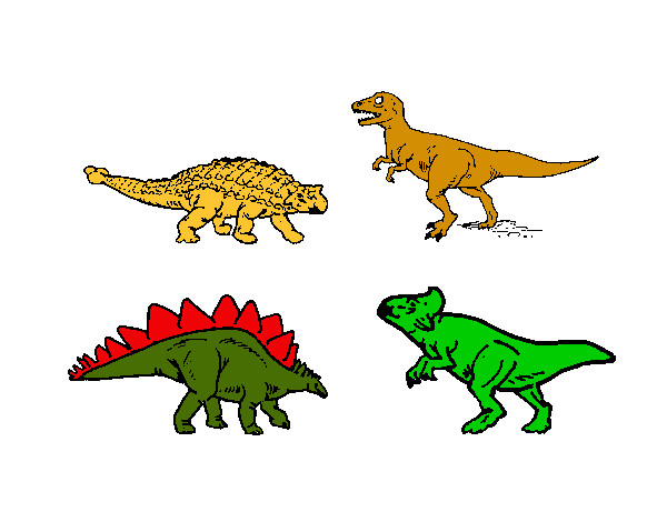 Desenho Dinossauros de terra pintado por Jardel508