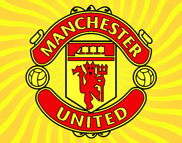 Desenho Emblema do Manchester United pintado por Riquelme