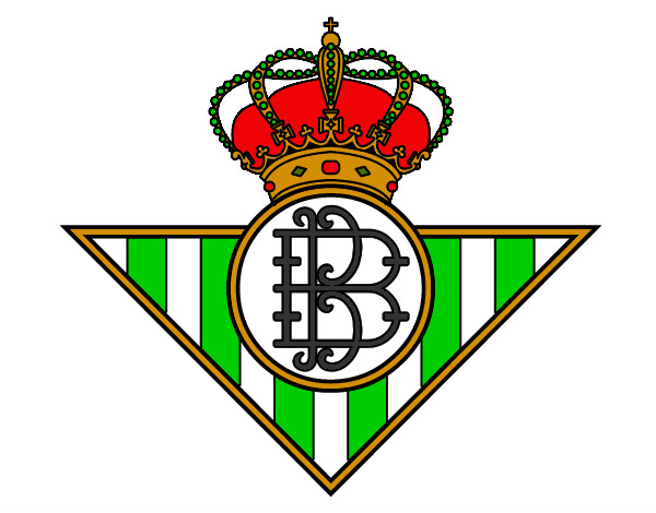 Desenho Emblema do Real Betis Balompié pintado por Riquelme