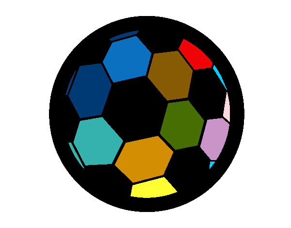 Desenho Bola de futebol III pintado por joaoarthur