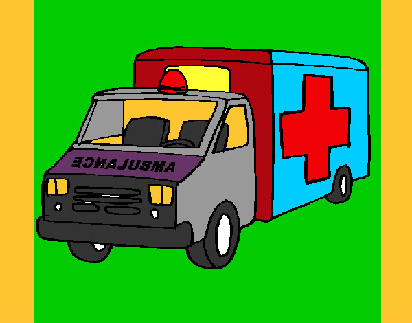 Desenho Ambulância pintado por wagnerjuni