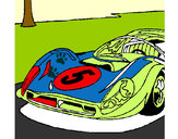 Desenho Automóvel número 5 pintado por Bia04