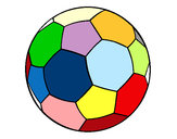 Desenho Bola de futebol II pintado por luankeven