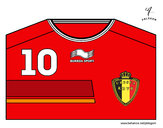 Desenho Camisa da copa do mundo de futebol 2014 da Bélgica pintado por juliarsr