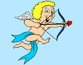 Desenho Cupido alegre pintado por reandreoli