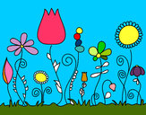 Desenho Flores da floresta pintado por guilhermep