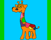 Desenho Girafa 3 pintado por BelinhaRK
