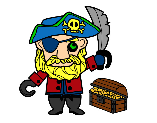 Pirata com tesouro
