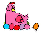 Desenho A incubação de galinha pintado por FRANIELLY