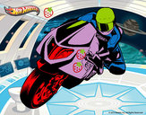 Desenho Hot Wheels Ducati 1098R pintado por Bia04
