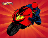 Desenho Hot Wheels Ducati 1098R pintado por John