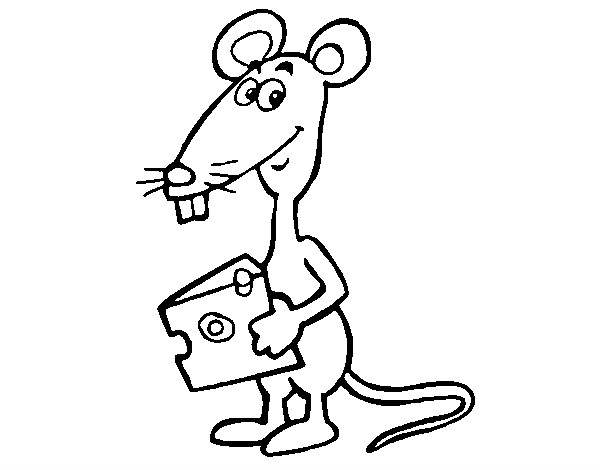 Desenho Rata 2 pintado por luisatrigo