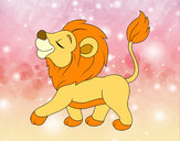 Desenho Filhote do leão pintado por ImShampoo