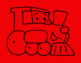 Desenho Comboio 1 pintado por MiguelAl