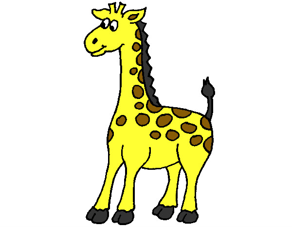 Desenho Girafa 4 pintado por glni