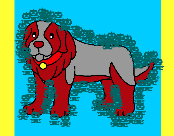 Desenho Cão pigmento pintado por EduardoT