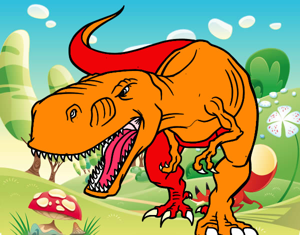 Desenho Dinossauro aborrecido pintado por EduardoT