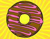 Desenho Donut pintado por Cristiinna