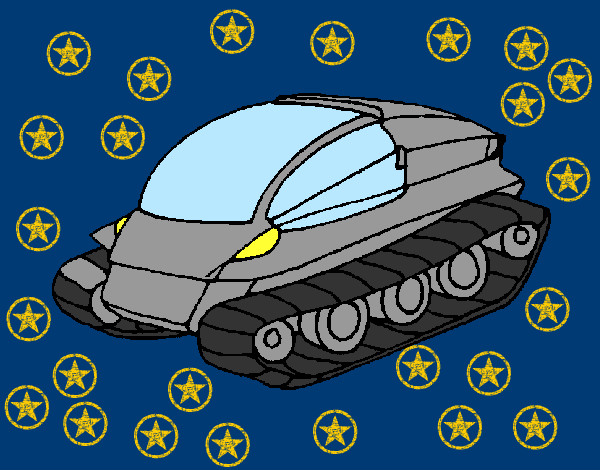 Desenho Nave tanque pintado por GabrielFil