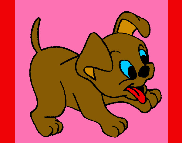 Desenho Cachorro pintado por lucasmc
