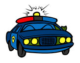 Desenho Carro de polícia pintado por gustavo5