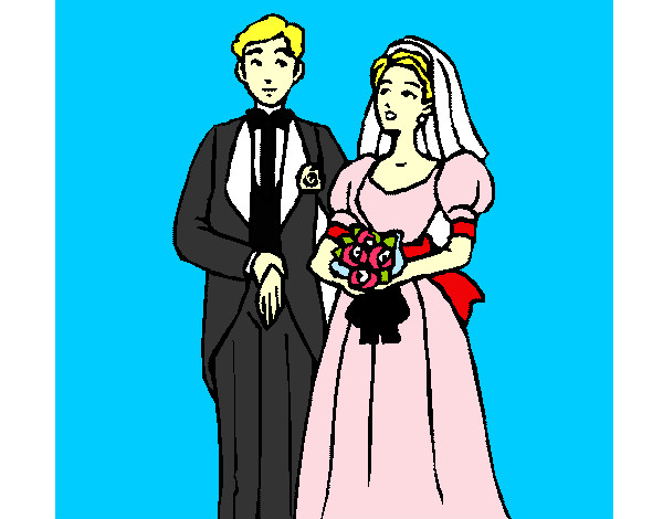 Desenho Marido e esposa III pintado por izidia