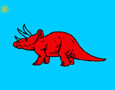 Desenho Triceratops pintado por Bernardoxa