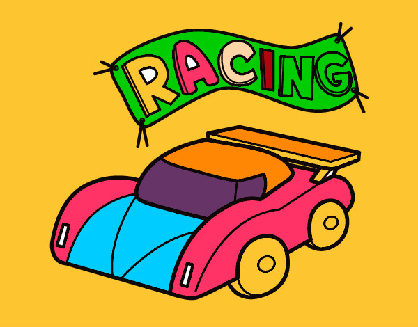 Desenho Carro de competição pintado por leo190214