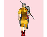 Desenho Soldado romano pintado por gsantos700