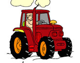 Desenho Tractor em funcionamento pintado por Richard5